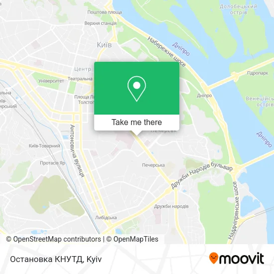 Карта Остановка КНУТД