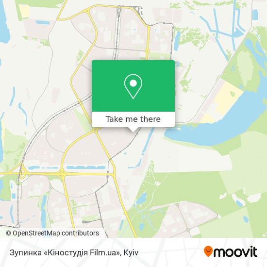 Карта Зупинка «Кіностудія Film.ua»
