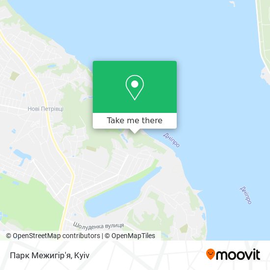 Парк Межигір'я map