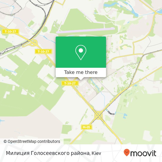Милиция Голосеевского района map