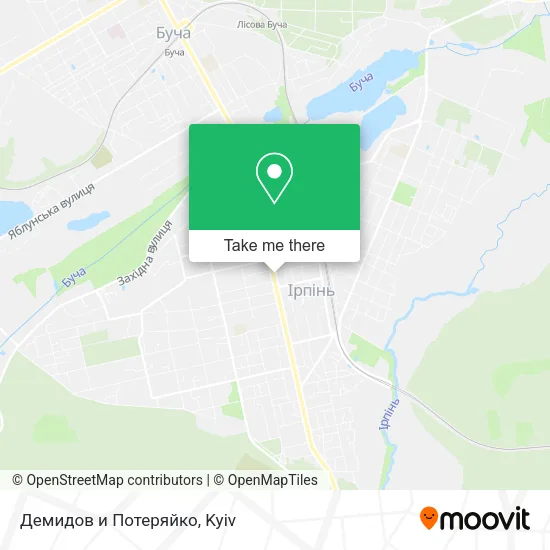 Карта Демидов и Потеряйко