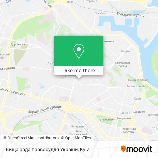 Карта Вища рада правосуддя України