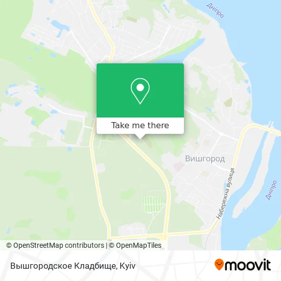 Вышгородское Кладбище map