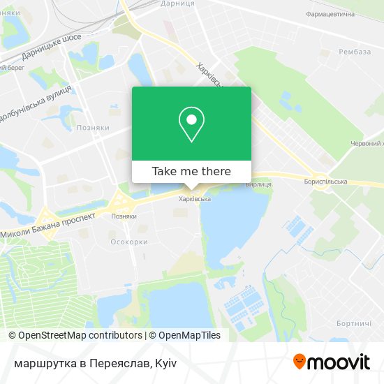 маршрутка в Переяслав map