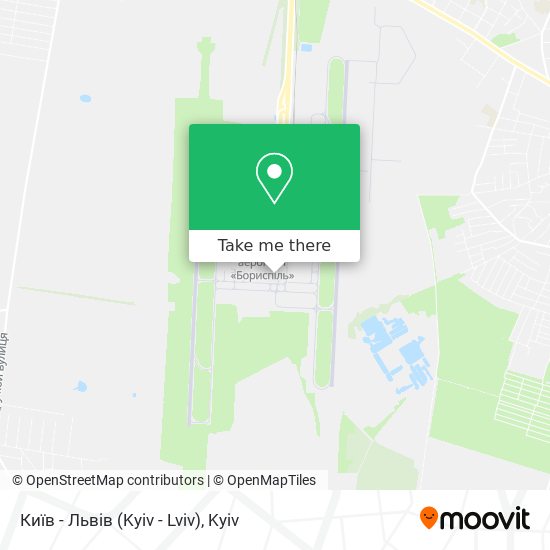 Київ - Львів (Kyiv - Lviv) map