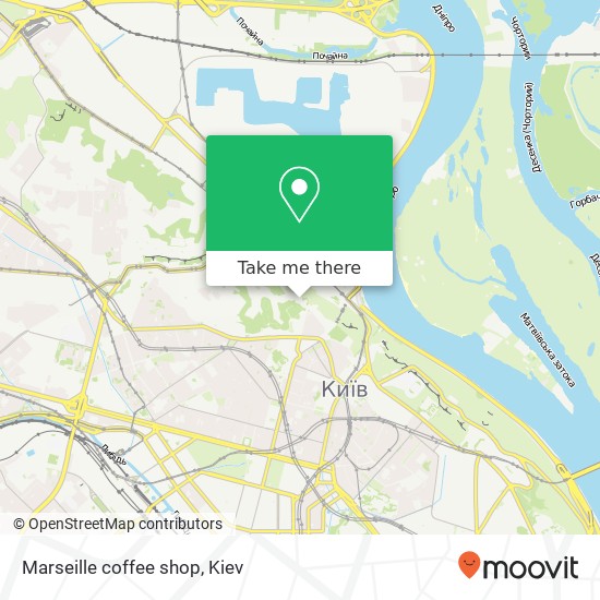 Marseille coffee shop map