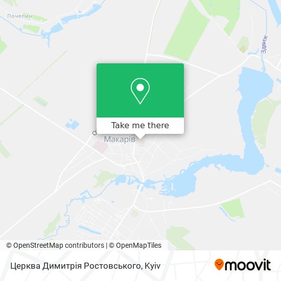 Карта Церква Димитрія Ростовського