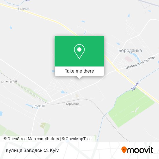 Карта вулиця Заводська