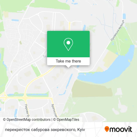 Карта перекресток сабурова закревского