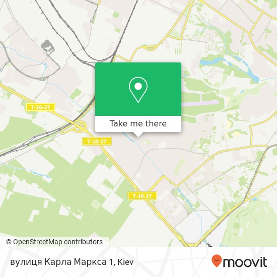 вулиця Карла Маркса 1 map