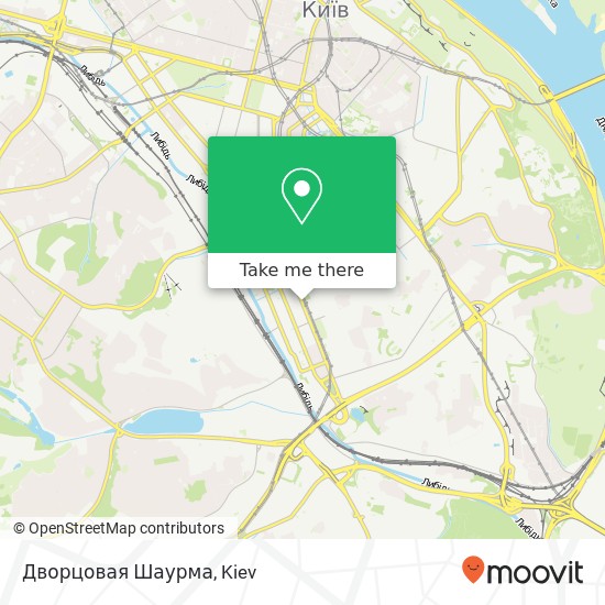 Дворцовая Шаурма map