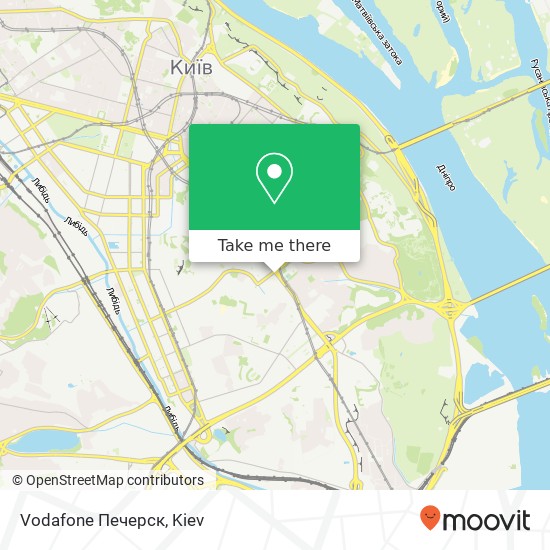 Vodafone Печерск map