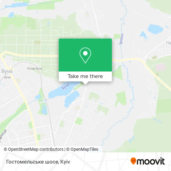 Гостомельське шосе map