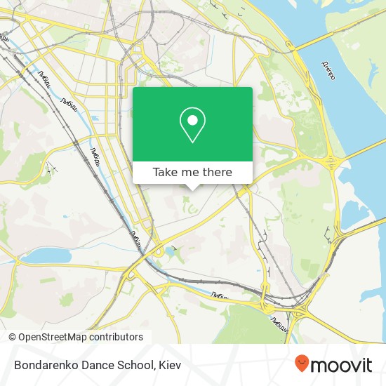 Bondarenko Dance School map
