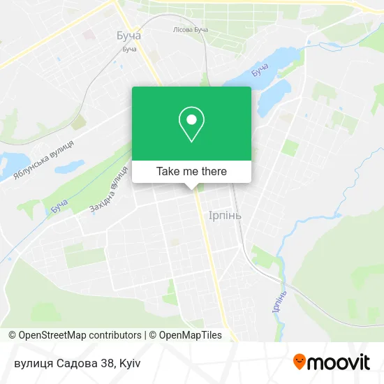 вулиця Садова 38 map