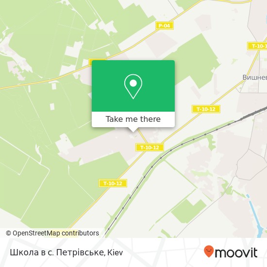 Школа в с. Петрівське map