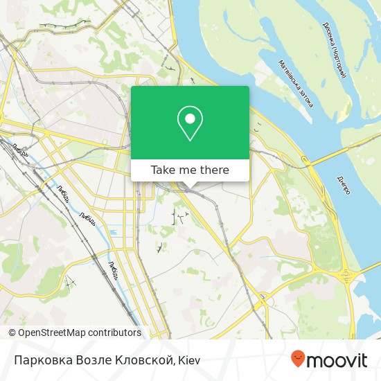 Карта Парковка Возле Кловской
