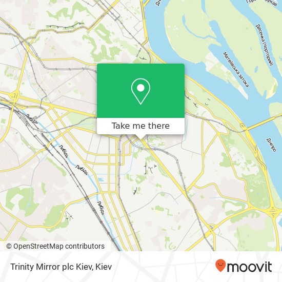 Trinity Mirror plc Kiev map