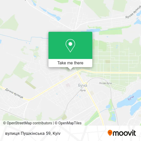 Карта вулиця Пушкінська 59