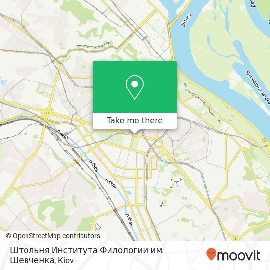 Штольня Института Филологии им. Шевченка map