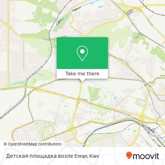 Детская площадка возле Enran map