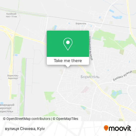 вулиця Січнева map
