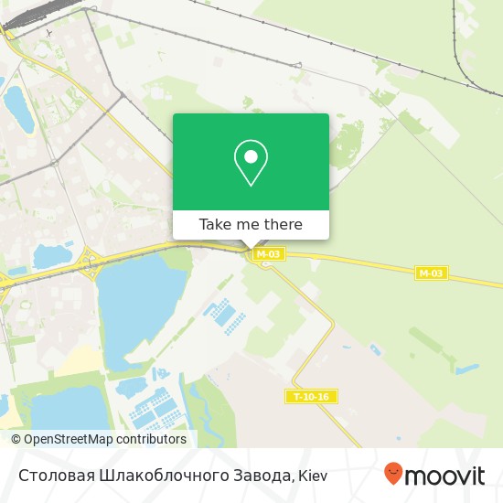 Столовая Шлакоблочного Завода map