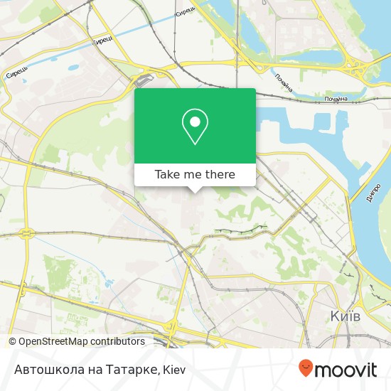 Автошкола на Татарке map