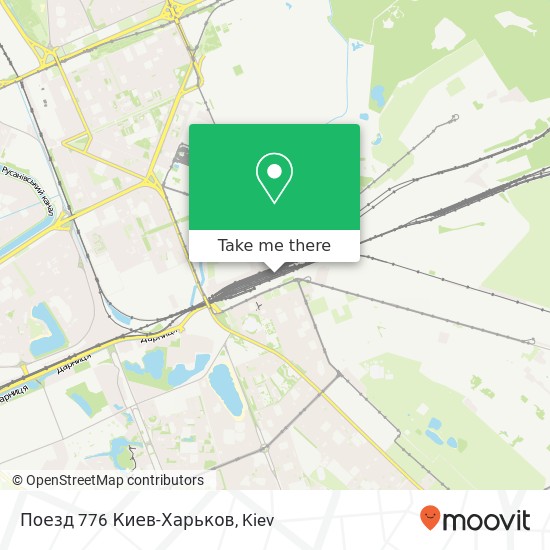 Поезд 776 Киев-Харьков map
