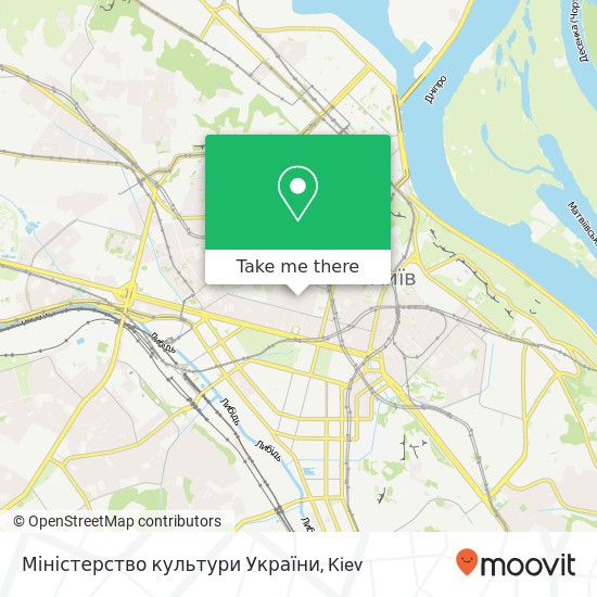 Міністерство культури України map