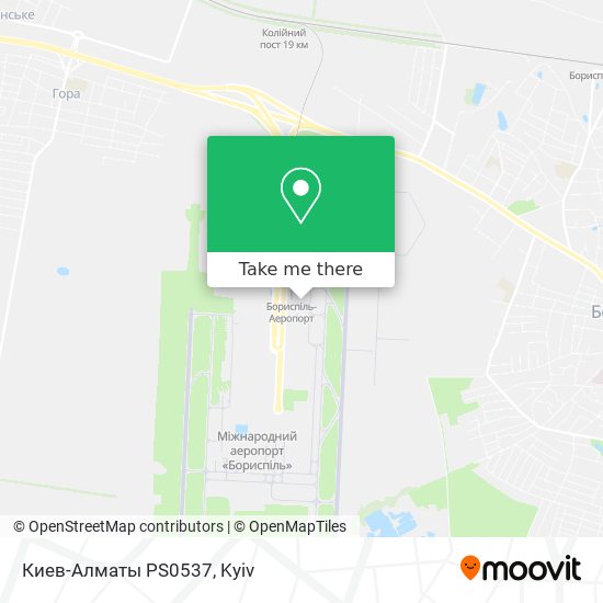 Киев-Алматы PS0537 map
