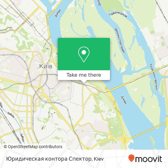 Юридическая контора Спектор map