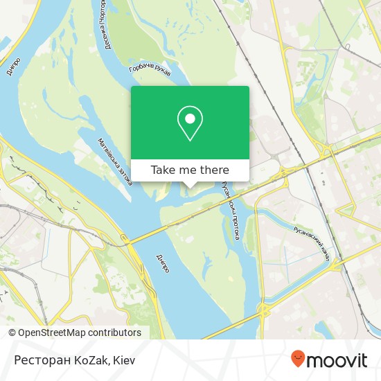 Ресторан KoZak map