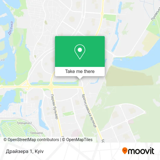Карта Драйзера 1