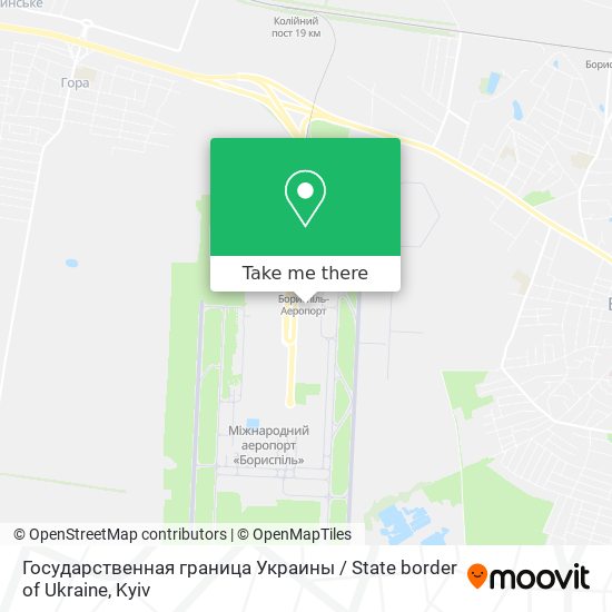 Карта Государственная граница Украины / State border of Ukraine