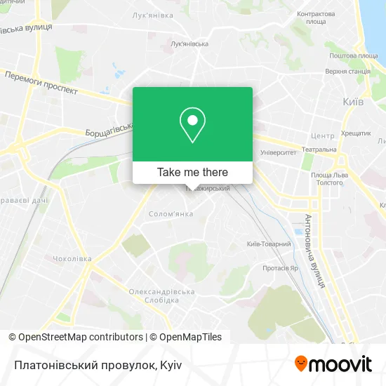 Платонівський провулок map