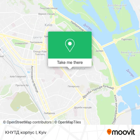 Карта КНУТД корпус I