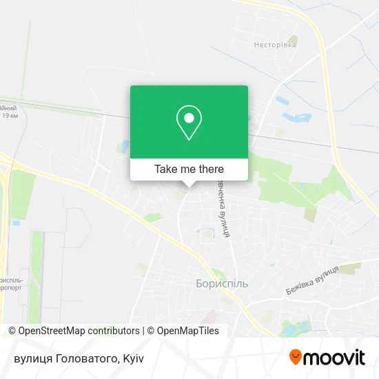 Карта вулиця Головатого