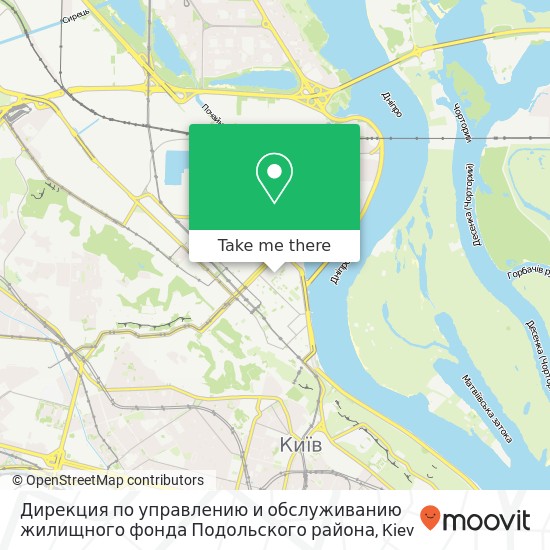 Дирекция по управлению и обслуживанию жилищного фонда Подольского района map