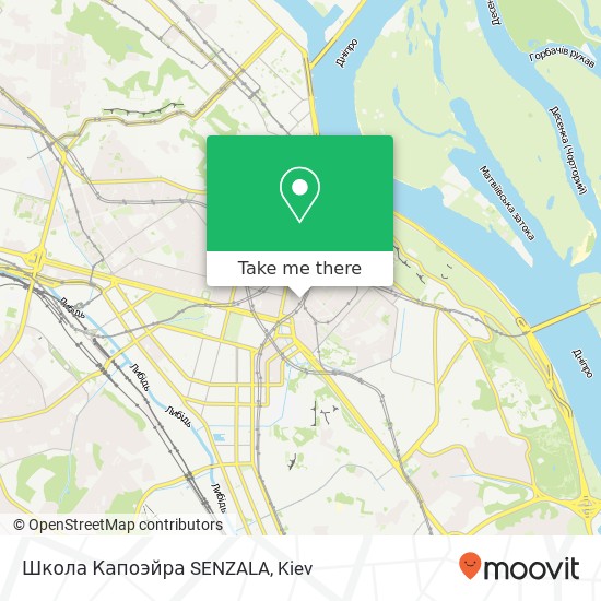 Школа Капоэйра SENZALA map