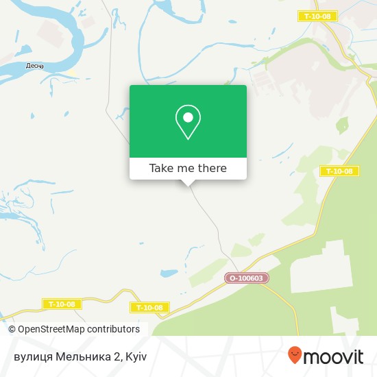 вулиця Мельника 2 map