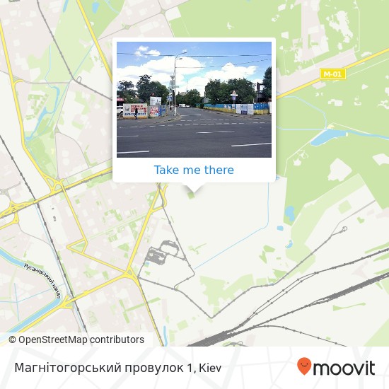 Магнітогорський провулок 1 map