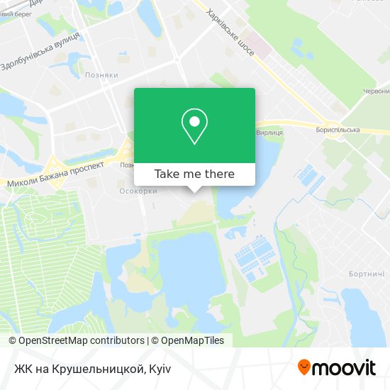 ЖК на Крушельницкой map