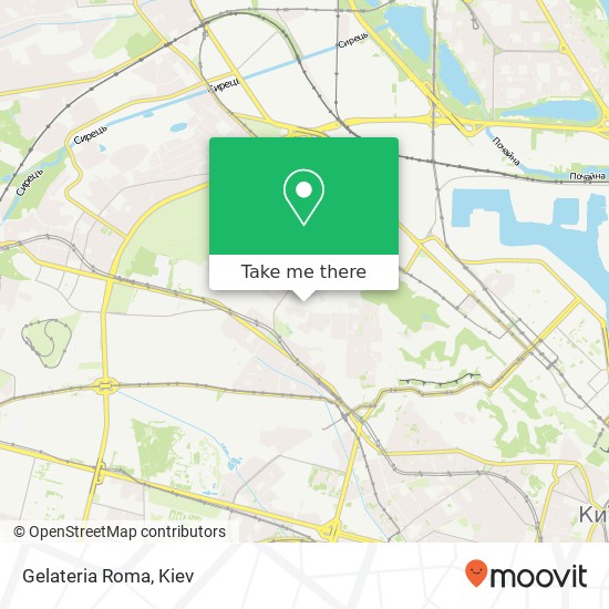 Gelateria Roma map