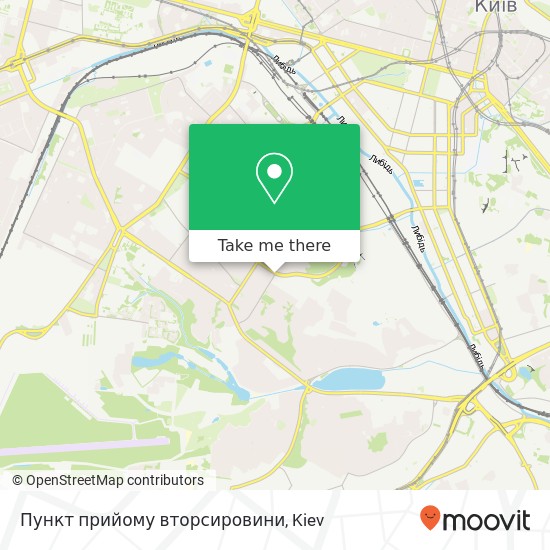 Пункт прийому вторсировини map