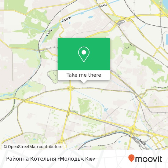 Районна Котельня «Молодь» map