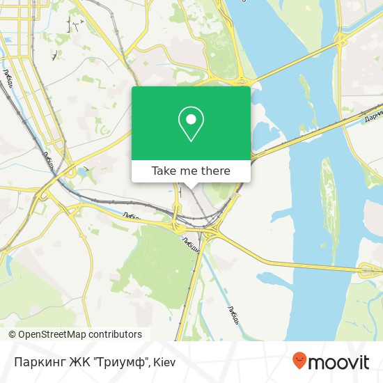 Паркинг ЖК "Триумф" map