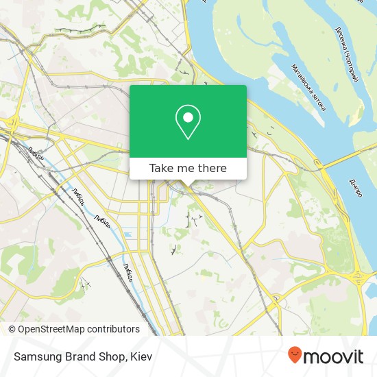Samsung Brand Shop map