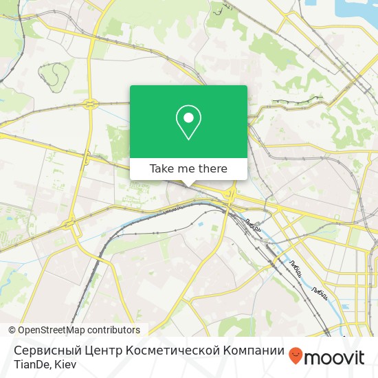 Сервисный Центр Косметической Компании TianDe map