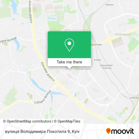 Карта вулиця Володимира Покотила 9